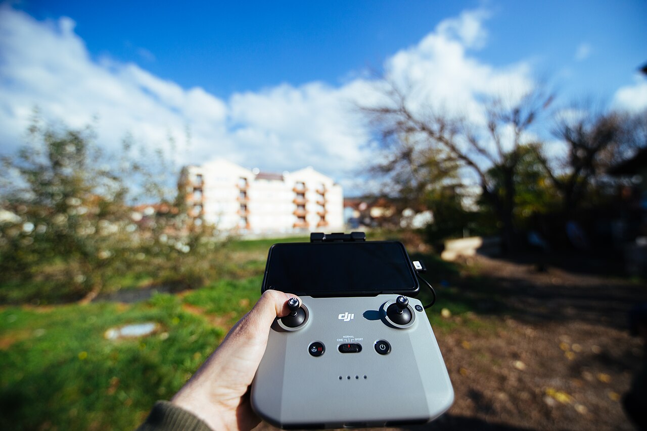 Controle remoto e operação de drone